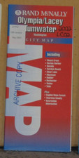 2002 Rand McNally Street Map of Olympia/Lacey/Tumwater, Washington picture