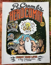 R CRUMB HEAD COMIX Twenty Years Later 1988 Softcover picture
