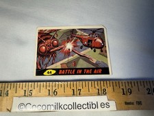 Vint Original 1962 Topps Mars Attacks Card #44 Battle in the Air Insects Bubbles picture