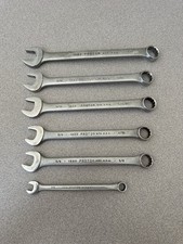 Vintage Proto USA Combination Wrench Lot 6 Pc 3/8” 5/8” 11/16” 3/4” Made in USA picture