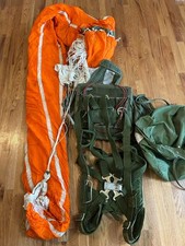 Fantastic VTG CHINESE Military Paratrooper PARACHUTE Assembly Backpack Harness picture