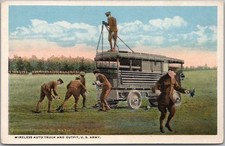 c1910s WWI U.S. Army Military Postcard 