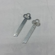 Flat Key Lock Steamer Trunk Padlock Eagle Lock Co. Lot Of 2 picture