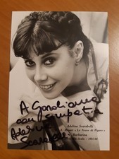Adelina Scarabelli soprano photo with autograph and dedication Teatro alla Scala 1981 picture