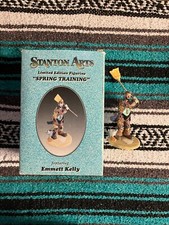 Stanton Arts Limited Edition Emmett Kelly Spring Training Clown Porcelain w/ Box picture
