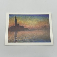 Monet San Giorgio Maggiore by Twilight 1908 Art Postcard Venice picture