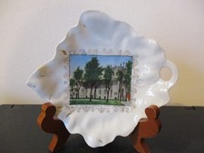 Circa 1910 Souvenir Leaf Dish Saint Michaels Catholic Church Newark New York # picture