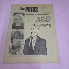 Vintage The Press Vol 5 No 4 Newspaper Blondie Burgess Meredith Rocky picture