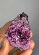Rare Kammererite Specimen – Vibrant Purple-Red Crystals picture