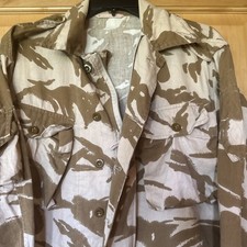 Vtg 90’s Desert DPM Lightweight Combat Jacket Shirt Medium 170/96 Gulf War Era picture
