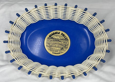 Niagara Falls Canada Plastic Basket Rainbow Bridge Maid of the Mist Souvenir picture
