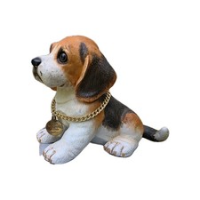 1 VINTAGE PUREBRED PETS 1984 KATHY WISE ENESCO BEAGLE DOG FIGURINE picture