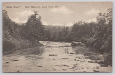 Little River Near Mountain Lake Park, Maryland Postcard Albertype Co. picture