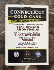 Connecticut Cold Case Playing Cards 4th Edition Unsolved CT Poker - BRAND NEW picture
