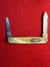 Read-vintage two-blade folding pocket knife 1925–1937 Utica Cutlery Co picture