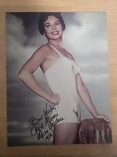 Carol Morris Signed 8.5 By 11 Miss Universe 1956 picture