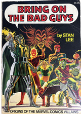 Bring On The Bad Guys Stan Lee Marvel Villains Fireside Book 1976 VG picture