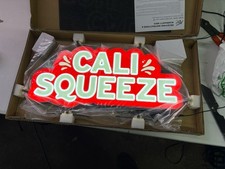 🌟NIB Cali Squeeze Firestone Walker LED Craft Beer Bar Sign Light picture