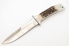 Vintage Frost Cutlery Tak Fukuta Seki Japan Stag Fixed Survival Hunting Knife picture