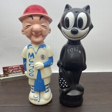Vintage Black Felix the Cat And Magoo Soaky Bubble Bath Bottle Colgate Palmolive picture