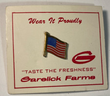 Garelick Farms Vintage Pin Flag Wear it Proudly  picture