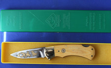 Vintage Puma 715 Aurum Etch, Micarta Lockblade, NOS, NIB picture