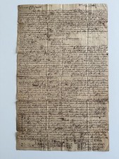 Colonial Era Manuscript Relating To William Penn, James Claypoole And Others picture