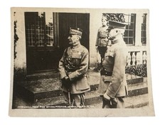 WW1 Era Photo Marshal Foch General John J. Pershing Chaumont France picture