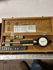 MACHINIST TpCb TOOLS LATHE  MILL Mitutoyo 511-104 Dial Bore Gage in Case picture