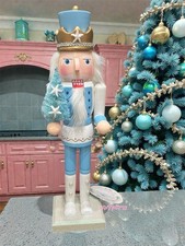 Coastal 14“ Nutcracker Solider Christmas Beach Christmas Tree House Decor New picture