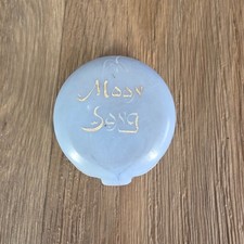 Vintage Moon Song Solid Perfume Compact Tanda Beauty Counselor Blue Marbled picture