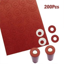 200pcs Battery Insulation Rings Adhesive Paper Gaskets 18650 Cell Weld Protect picture