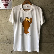 Vintage 80s ALF Here Kitty T-Shirt Canadian Made L Size Retro TV Tee picture