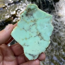 Brilliant Blue Chrysoprase Rough Stone 3.45 Oz picture