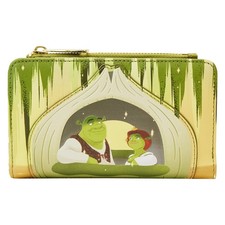 Loungefly DreamWorks Shrek Happily Ever After Flap Wallet NWT w/ Fiona & Donkey picture
