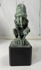 RARE CTHULHU IDOL STATUE 1995 BOB MAURUS DESIGNS H.P. LOVECRAFT LIMITED EDITION picture