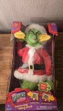2000 Playmates Transforming Talking Grinch Plush Interactive Doll Dr Seuss Movie picture