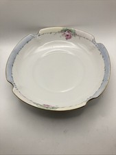 Vintage Porcelain Serving Bowl Pink Roses Gold Trim 10”  /640/6 Japan Collection picture
