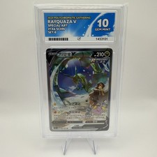 2024 Pokemon Polychromatic Gathering Rayquaza V 146/132 ACE 10 Gem Mint picture