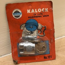 1960’s Vintage Kalock #101 Telephone Lock for a Rotary Phone  picture