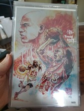 Fame: Michael Jordan C2E2 Tidal Waves Tony Moy Signed Metal #10/10  Usa picture