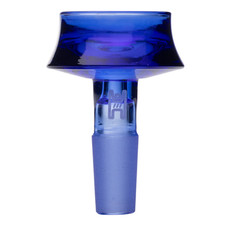 10mm Human Grade Cauldron Bowl Slide For Bongs Water Pipes Hookahs - Blue picture
