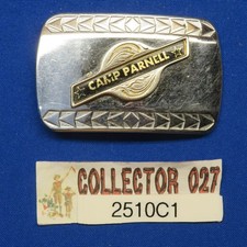 Boy Scout Camp Parnell Belt Buckle Boxwell Res. Middle Tenn. Council 2510C1 picture