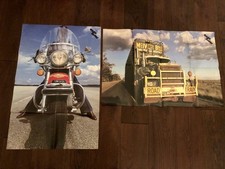 2 x poster from motorcycle magazine Easy Rider approx. 90x50 cm folded, like new picture