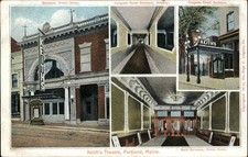 PORTLAND MAINE ME Keith's Theatre Multi-View Interior Exterior Antique Postcard picture