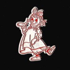 Raggedy Ann  Vtg Novelty Magnet Rubber Fridge  '70s picture