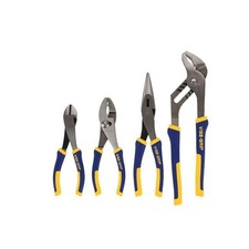 IRWIN VISE-GRIP Pliers Set, 4-Piece (2078707), Blue Regular Pliers picture