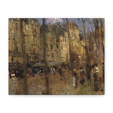 Frank Edwin Scott - Boulevard St. Germain - n.d. - Canvas Wall Art picture