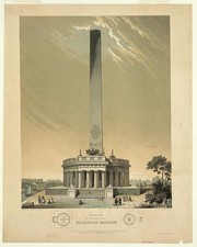 Photo:Baltimore MD Washington Monument Design 1846 Monument Print picture