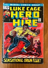 Hero For Hire #1 (1972) - 1st Appearance of Luke Cage picture